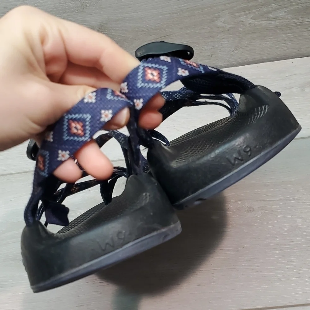 Chaco Women Z/X2 Classic Loop Toe Outdoor Wink Blue Sandals shoes s 9